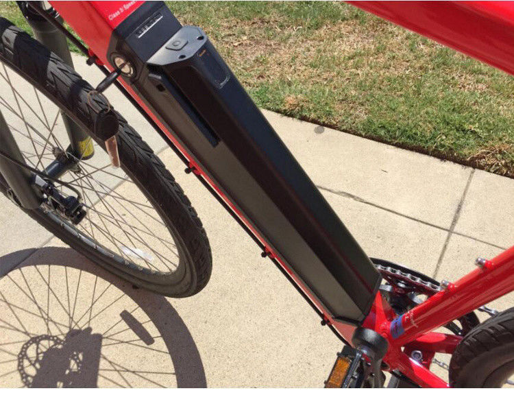 24V 36V 48V E Bike Downtube Baterai 18650 Li-ion tipe isi ulang