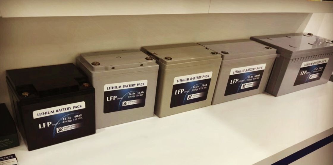 12.8V 100ah ODM Baterai isi ulang LiFePO4 Lithium Li Ion Type
