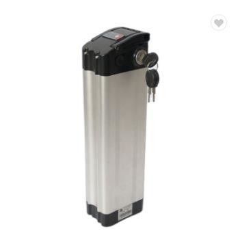 24V 36V 48V Baterai Sepeda Listrik Dalam Bingkai Rechargeable Silver Fish Type