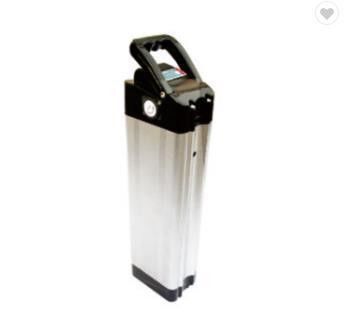 24V 36V 48V Baterai Sepeda Listrik Dalam Bingkai Rechargeable Silver Fish Type
