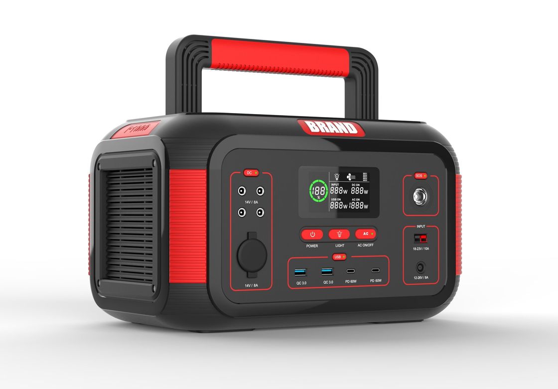 USB 1000W 22.2V 36.4ah Rechargeable Solar Portable Power Station Untuk Rumah Camping Luar Ruangan