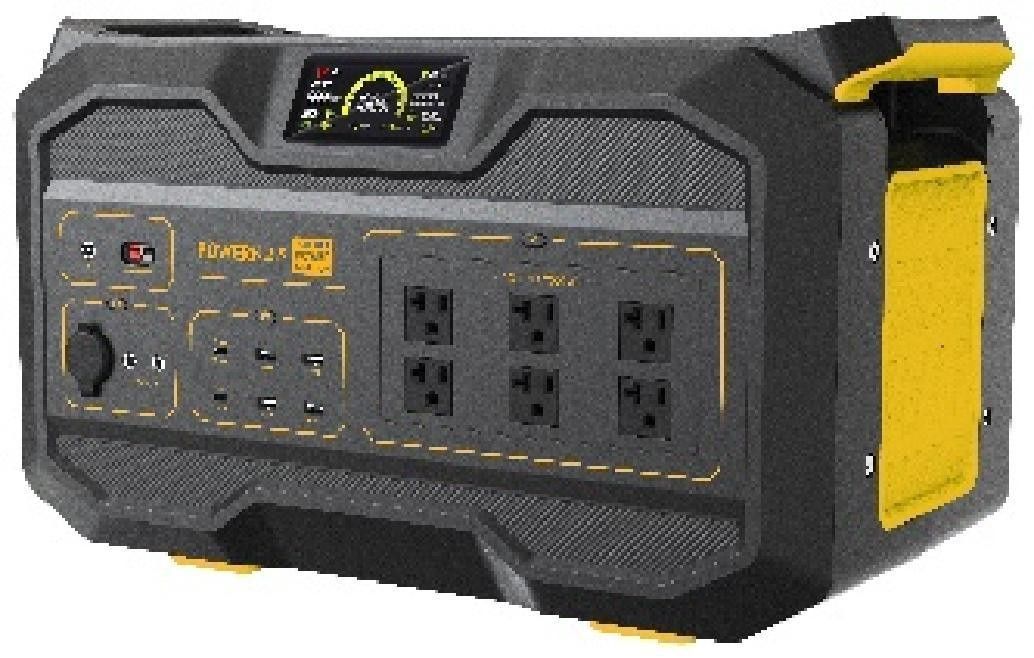 Solar Generator 500W Portable Power Station Dengan Solar Panel Kapasitas 515wh Power Supply Untuk Out Camping Malam memancing