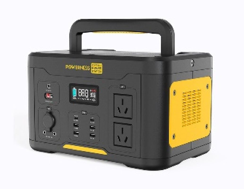 Solar Generator 500W Portable Power Station Dengan Solar Panel Kapasitas 515wh Power Supply Untuk Out Camping Malam memancing