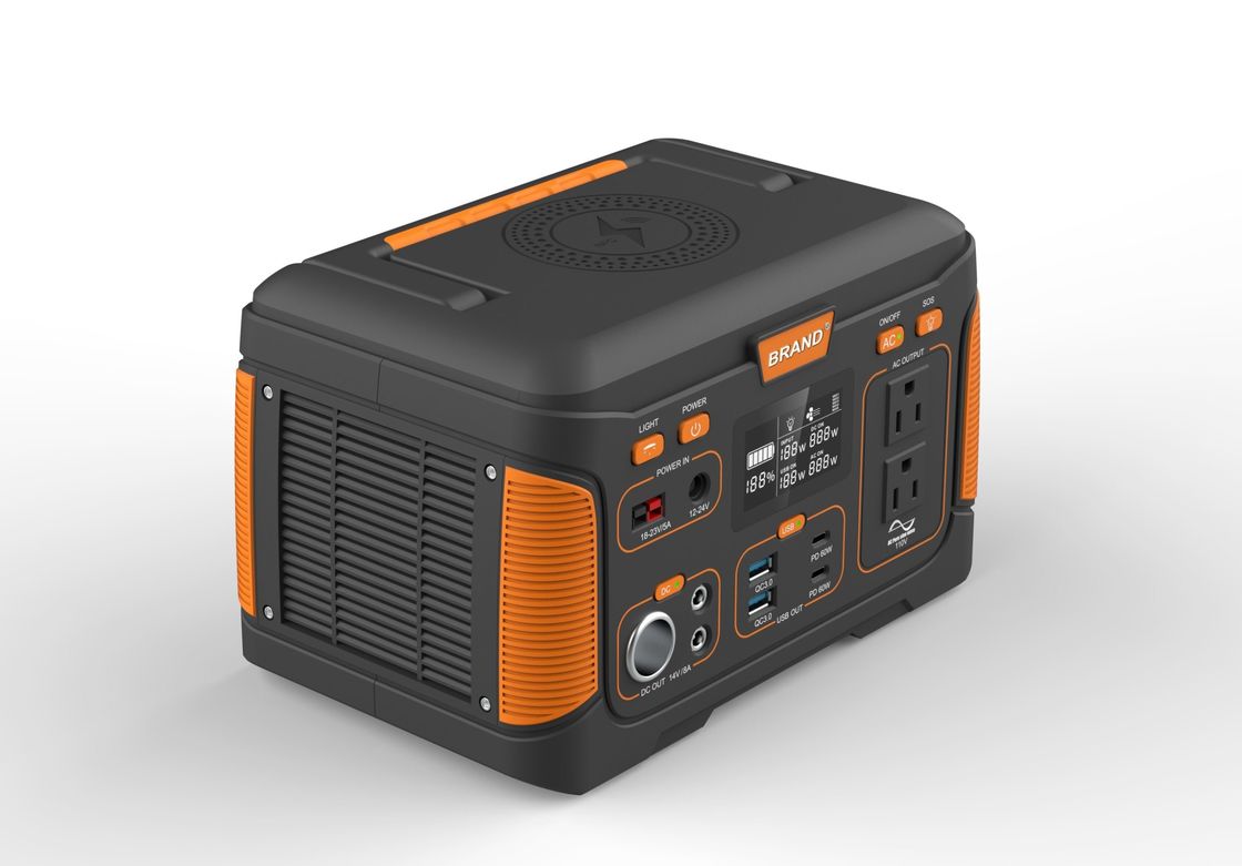 Camping luar ruangan 300W Solar Generator Portable Power Station 14.8V 20.8ah Multi-fungsi Power Station