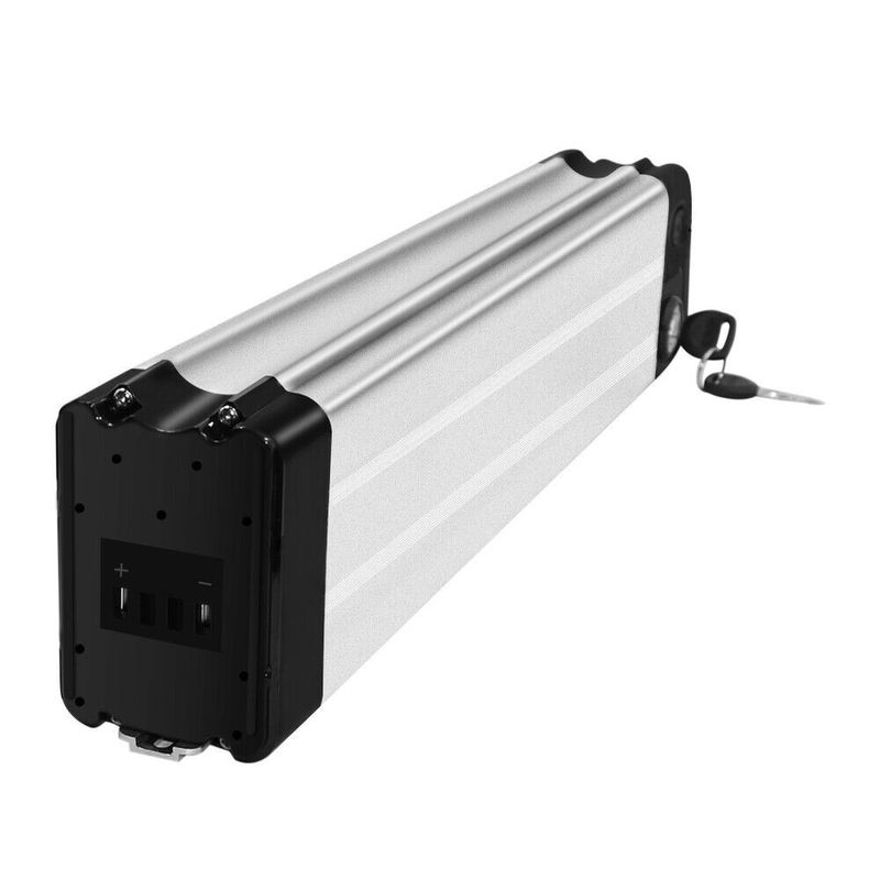 24V 48V Aluminium Case Silver Fish Seat Tube Ebike Baterai isi ulang Baterai pengganti Baterai E-Bike Baterai