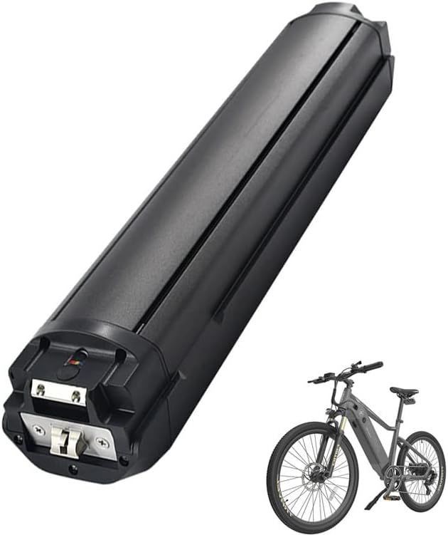 36V 10.4ah E-Bike Baterai pengganti 13s4p Hitam 30A Perlindungan PCB Dengan Pengisi daya USB 5V
