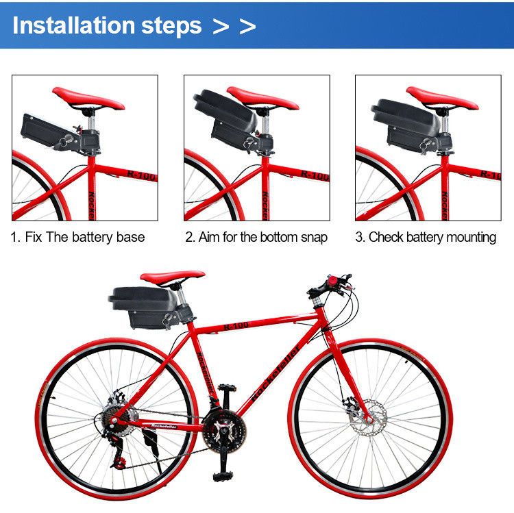 Folding Little Frog E bike Baterai 36V 10Ah 11.6Ah Untuk 250W Scooter Sepeda Listrik