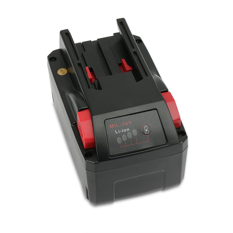 6000mAh Cordless Power Tools Penggantian baterai 28V Milwaukee Kompatibel dengan Milwaukee 48-11-2830 M28