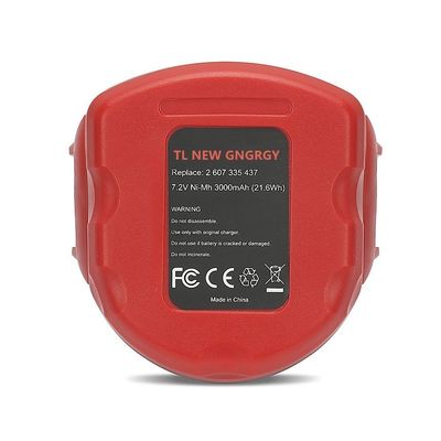Pengisi ulang 3.0mAh Bosch 7.2 V Baterai Ni-CD Ni-MH 2 607 335 437, 2 607 335 587