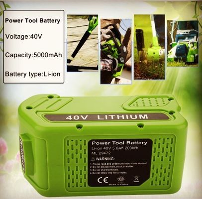 Alat-alat kebun Greenworks 40 Volt baterai lithium 20302 20672 24252