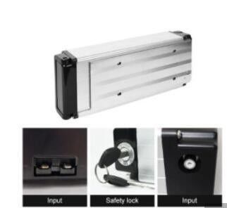 Lithium Ion Baterai Sepeda Listrik Dalam Bingkai, Downtube E Bike Baterai isi ulang
