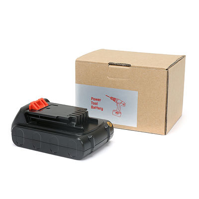 20V 4000mAh Black & Decker Baterai Alat Daya, Li Ion Baterai Alat Daya Penggantian