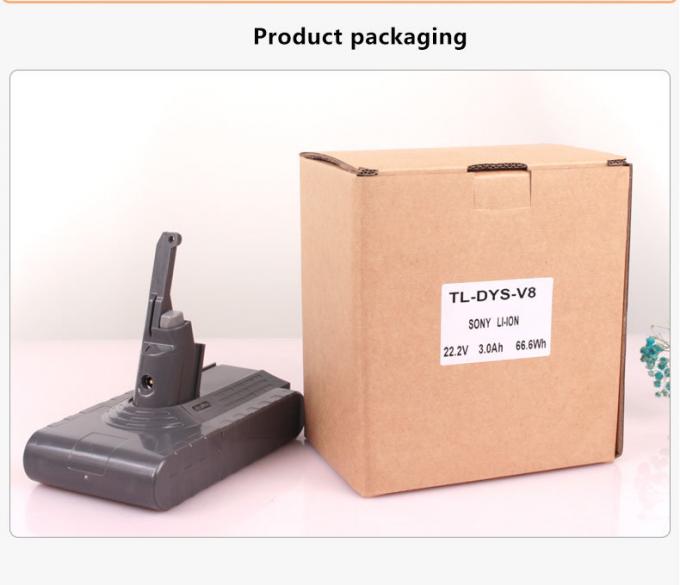 Penggantian baterai vakum Dyson Penggantian 2000mAh 22.2V Untuk Dyson DC34 DC35 DC44 9