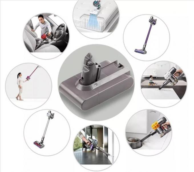 21.6v 2500mah Dyson Vacuum Cleaner Baterai Penggantian Untuk V6 V8 V10 4