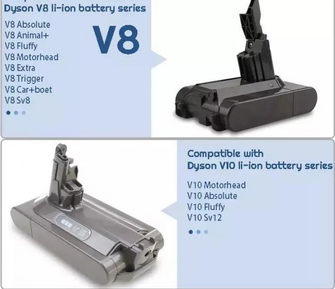 21.6v 2500mah Dyson Vacuum Cleaner Baterai Penggantian Untuk V6 V8 V10 3