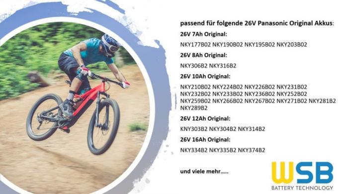 Baterai E-Bike untuk Panasonic 25.2V 15.6ah Baterai pengganti E-Bike 7s6p 7s8p Akku Fur Elektrofahrrader Fiets Accu Fahrrad Akku Lithium Battery Power Pack 5